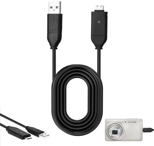 For Samsung Camera Charger Cable,Data Sync SUC Cable for Samsung Camera ES WB PL ST Series ES10 ES55 ES57 ES60 ES63 ES65 ST10 ST30 ST45 ST50 WB210 WB550 PL20 PL10 PL50 PL51 and More Models(1.5m)