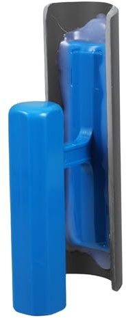 Curved Edge Cement Tool Blue Abs Water Pipe Handle Masonry Trowel