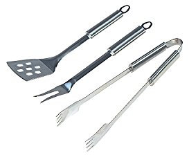 Campingaz 205820 Set 3 Pezzi in Acciaio Cromato