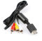 PSBasics Câble AV pour Sony Playstation PS1 PS2 PS3 Sony PS 1 2 3 Consoles