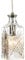 Firstlight Products Decanter 1 Light Pendant, E14, 40 W, Chrome with Clear Decorative Glass