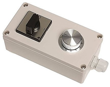 Gehäuse mit Schalter 0-1 mit Potentiometer