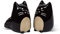 Abbott Collection Salière et poivrière simple - 6,3 cm de hauteur - 6,3 cm de hauteur - Chat noir