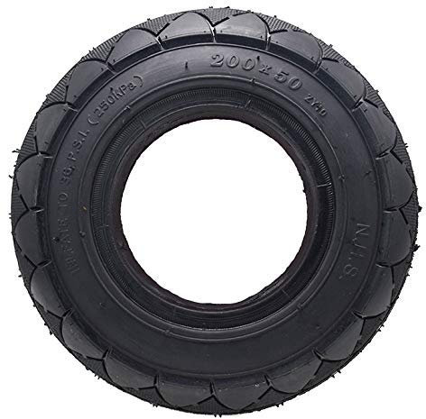 mycheng 200x50（8x2） Scooter Tubeless Solid No Flats Tire for Razor 200 X 50 (8 X 2) E100 E150 E175 E200
