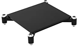 NorStone Spider Basis schwarz Glas Möbel Hi FI zusammenbaubar Neu