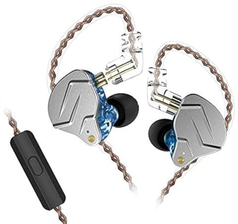 CCA KZ ZSN Pro 1BA 1DD - Auriculares intraurales de Doble Controlador, HiFi de Graves potentes y Alta claridad con Cable Desmontable para músico audiófilo