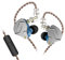 KZ ZSN Pro Monitor in Ear con Driver Dual 1BA 1DD, Auricolari HiFi Bassi Potenti, Cuffie con Suono ad Alta Chiarezza Cablate con Cavo Rimovibile