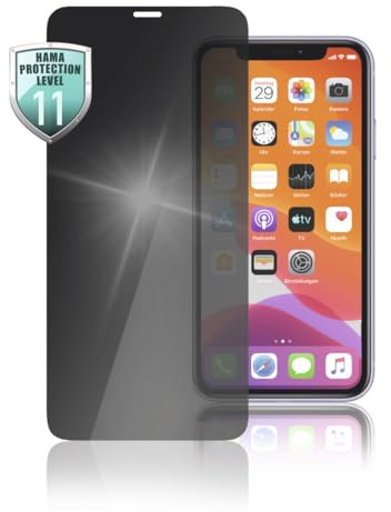 Hama 188684 Privacy Displayschutzglas Passend Fuer (Handy): Apple iPhone 12 Pro Max 1St, Transparent