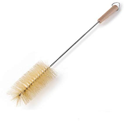 ecoLiving 100% Plastic Free Bottle Brushes, Made from Certified Beech Wood, Plant Based Bristles, Suitable for Vegans. Eco Bottle Brush (Litre)