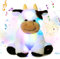 Cuteoy Musical Plüsch Kuh Plüschtier Soft Glowing LED Light-up Nachtlicht Spielzeug Singing Lullabies Geburtstag Weihnachten Plüschtiere Geschenke für Kinder