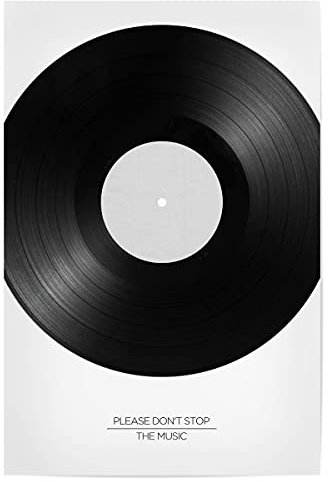 artboxONE Poster 30x20 cm Typografie Don?T Stop The Music hochwertiger Design Kunstdruck - Bild Music Disco ep