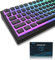 XVX Pudding Keycaps,141+24 Custom Keys Set, OEM Profile, Universal Compatiability for 100%, 75%, 65%, 60% Keyboard (Black)