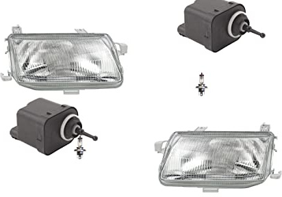 Johns, Scheinwerfer passend für Opel Astra F 94-98 mit H4 Links Rechts inkl. Stellmotor