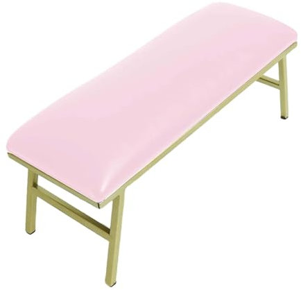 Perfeclan Nails Armrest Table Arm Rest Cushion Sturdy Nail Stand Soft Nail Feet Rest Pillow for Nail Technician Home Nail Art, Pink