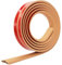 Floor Cable Cover Wire Cover 6m Self Adhesive Cable Floor Protect Cord & Prevent Trip Hazards Cord Protector for Office Home Factories Garages Wall Outdoor (Brown)