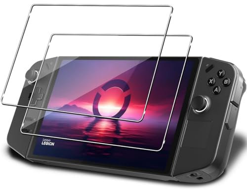 Locofun 2 Pièces Verre Trempé pour Lenovo Legion Go Gaming Konsole, Dureté 9H Film Protection écran en sans Bulles,Ultra HD Film Vitre Trempé