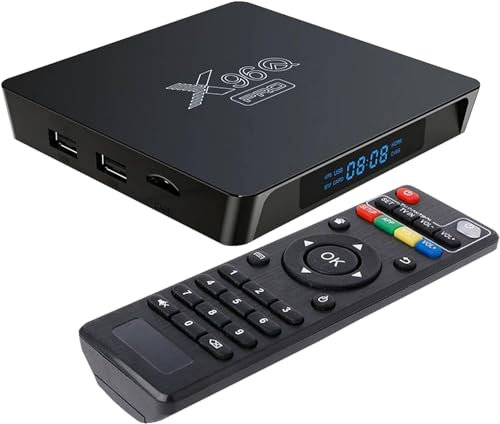 Caja TV Android 14.0, Android TV Box 2GB RAM 16GB ROM RK3518 CPU Quad Core Arm Cortex A53, Android Box Support 2.4/5.0GHz Dual WiFi6 BT5.X 4K 100M Ethernet USB 3.0/2.0 TV Box Android
