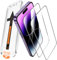 JEHOO 2 Pezzi per iPhone 14 Pro Max Vetro Temperato Pellicola Protettiva, Rimozione Automatica Della Polvere, Installazione Rapida, Anti Graffio, Copertura Completa Durezza 9H Vetro