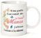 Idee Cadeau Fete des Meres Tasse a Café 350 ml, Cadeaux Maman Original Mug Anniversaire Mamie Tasse à thé pour Noel Fete des Meres Amies Saint Valentin Grand-Mère