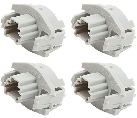 Ldafava 4 Stück ABS-Bremsrücklicht-Sockelhalterung, Kennzeichenbeleuchtung, Lampengehäuse für, Fit,