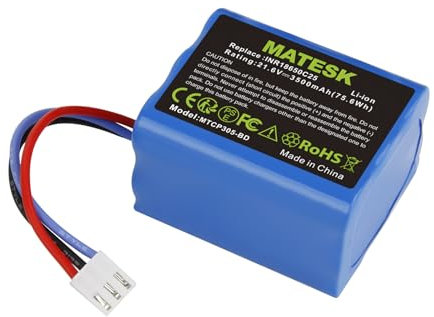 21.6 V 3500mAh Li-Ion Akku für Philips FC6726/01 FC6722/01 FC6723 FC6723/01 FC6725/01 SpeedPro, SpeedPro Aqua Staubsauger Akku