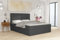 Imebel Boxspringbett Calipso 1, Komplett-Set mit Bonell Matratze und Topper, Polsterbett mit Bettkasten, Doppelbett (anthrazit, 180x200 cm)