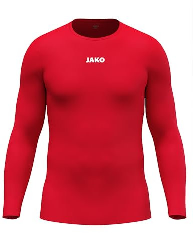 JAKO Unisex Longsleeve-Shirt Function, rot, L
