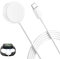 USB-C Ladekabel für Apple Watch Series 10 9 8 7 6 5 4 3 2 1 SE Ultra, Ladestation Magnetisches, Ladegerät Kompatibel mit iWatch Original, 1M Kabel (NO Adapter)