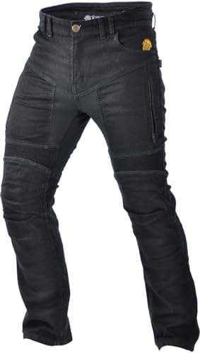 Trilobite Parado Doublelayer Motorrad Jeans, schwarz, 34/32