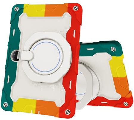 Funda para tableta Funda Compatible with niños compatible con tableta Huawei Honor Pad 9 de 12,1 pulgadas, resistente, de TPU, a prueba de golpes, con soporte, funda protectora resistente y correa Com