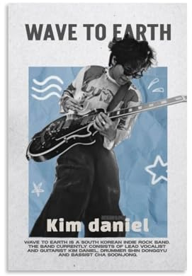 LOYANUKE Wave to Earth Poster, Raumdekoration, Gemälde, Inneneinrichtung, Ästhetik, Leinwand, Ölgemälde, Stern, Film, Musik, Album, Poster
