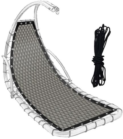 BildeeMait for TEXTILENE Hanging Swing Chair for Replacement for Seat Cloth 64 x 197 x 23 cm, Waterproof Dustproof, Outdoor Garden Use