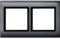 Merten 400214 AQUADESIGN-Rahmen, 2fach, anthrazit