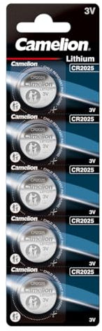 Camelion CR2025 - Batterie al Litio 5003LC (5 Pezzi)