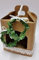 5 Gastgeschenke Hochzeit Vintage Geschenkbox mit Spitze/weiß 2 Buchsbaum Ringe)