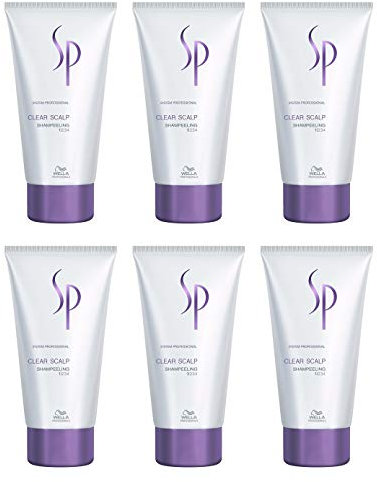 Wella 6 er Pack Wella SP Clear Scalp Shampeeling 150ml
