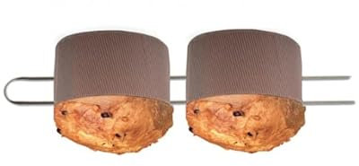 FORNO SERVICE, Spilloni forca per Panettone e Colomba acciaio inox 10 pz - cm 40
