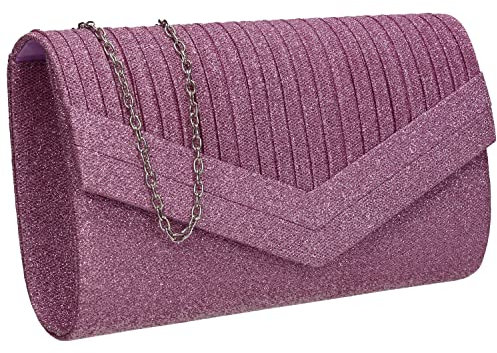 SwankySwans Women's Ruth Clutch Bag, Lilac