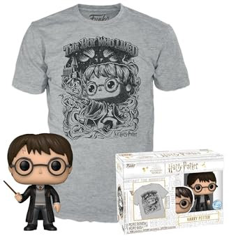 Funko POP! & Tee: Harry Potter - Pelosino - Extra Large - (XL) - T-Shirt, Maglietta - Vestiti con Figura in Vinile da Collezione - Idea Regalo - Giocattoli e Top a Maniche Corte per gli Adulti Uomini