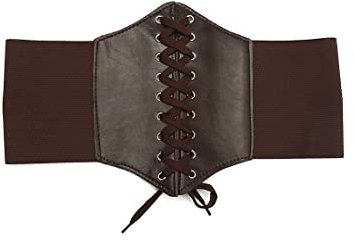Ceinture Corset Rétro Vintage Réglable pour Femmes - Large Bandage Élastique en Dentelle - Utilisé pour Habiller et Robes de Soirée