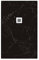 Marble Effect Shower Tray Anti Slip, Anti-Bacterial Luxury Bathroom Stone Resin Design, 1200mm x 800mm – Black