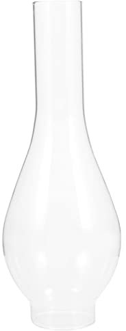 TEHAUX Cheminée en Verre pour Lampe à Huile, De Cheminée En Verre Globe De Lampe De Cheminée Ouragan Abat, Remplacement Du Globe De Lampe À Huile Au Kérosène Couvercle De Bougie Pour Lampes