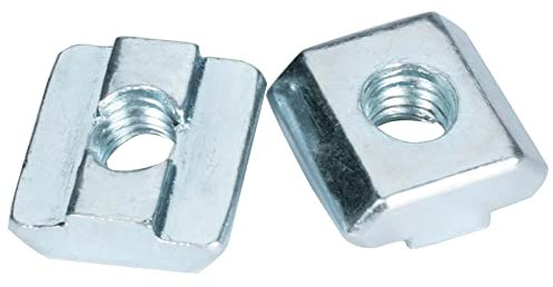 40 Stück Nutensteine M5 Nut 6 für Alu-Profil 20x20mm,Kohlenstoffstahl verzinkt