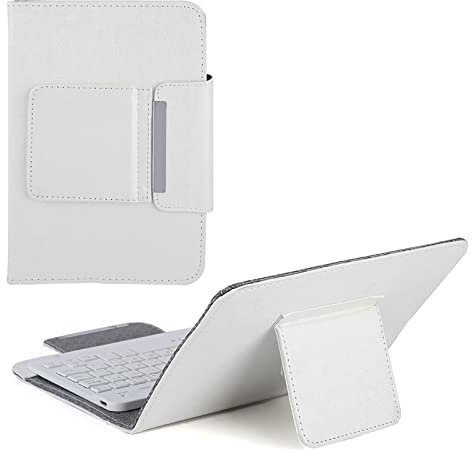 Funda con Teclado para Teclado BT de 7 Pulgadas, Funda Protectora de Cuero PU para Teléfonos Móviles Inteligentes (el Teclado No está Incluido) (#2)