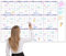 Großer trocken abwischbarer Kalender für die Wand - undatierter Jahreswandkalender trocken abwischbar, 94 x 147,3 cm, 12 Monate löschbarer & wiederverwendbarer laminierter Wandkalender, trocken