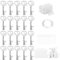 Apribottiglie chiave d'epoca, 20pcs Wedding Party Favor Souvenir Gift Set Apribottiglie con coulisse Bag Blank Tag per gli ospiti
