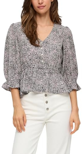 QS Bluse mit All-Over-Muster
