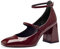 Tamaris Damen Pumps Blockabsatz Vegan; Merlot, EU 39