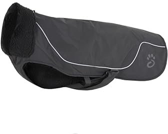 Mountain Paws Wasserdichter und winddichter Hundemantel mit Cordura-Fleece-Futter