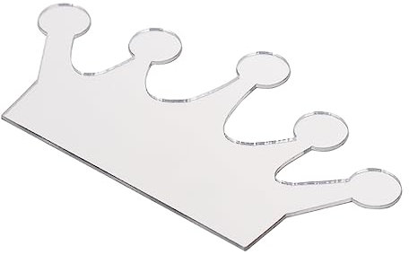 UKCOCO 18 Stk Wandaufkleber aus Acryl kinderzimmer sticker dekoration schlafzimmer Wandpaste abnehmbarer Spiegelaufkleber kreativer Wandaufkleber Wandtattoo Spiegel Krone schmücken 3d